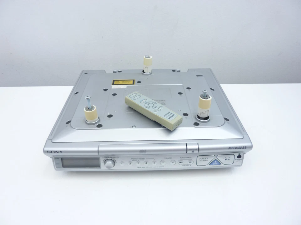 SONY Küchenradio Unterbau mit CD AM FM PLL Tuner  ICF-CD543RM mit Fernbedienung - Bild 2 von 4