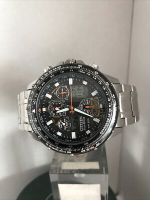 Citizen Men's Eco-Drive Skyhawk A-T S.Steel Pilot Bracelet Citizen Men's Eco-Drive Skyhawk A-T S.Steel Pilot Bracelet