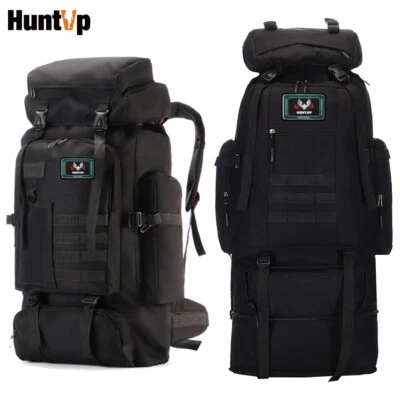 HUNTVP 70L 100L Rucksack Wanderrucksack Trekking Outdoor Camping Reiserucksack