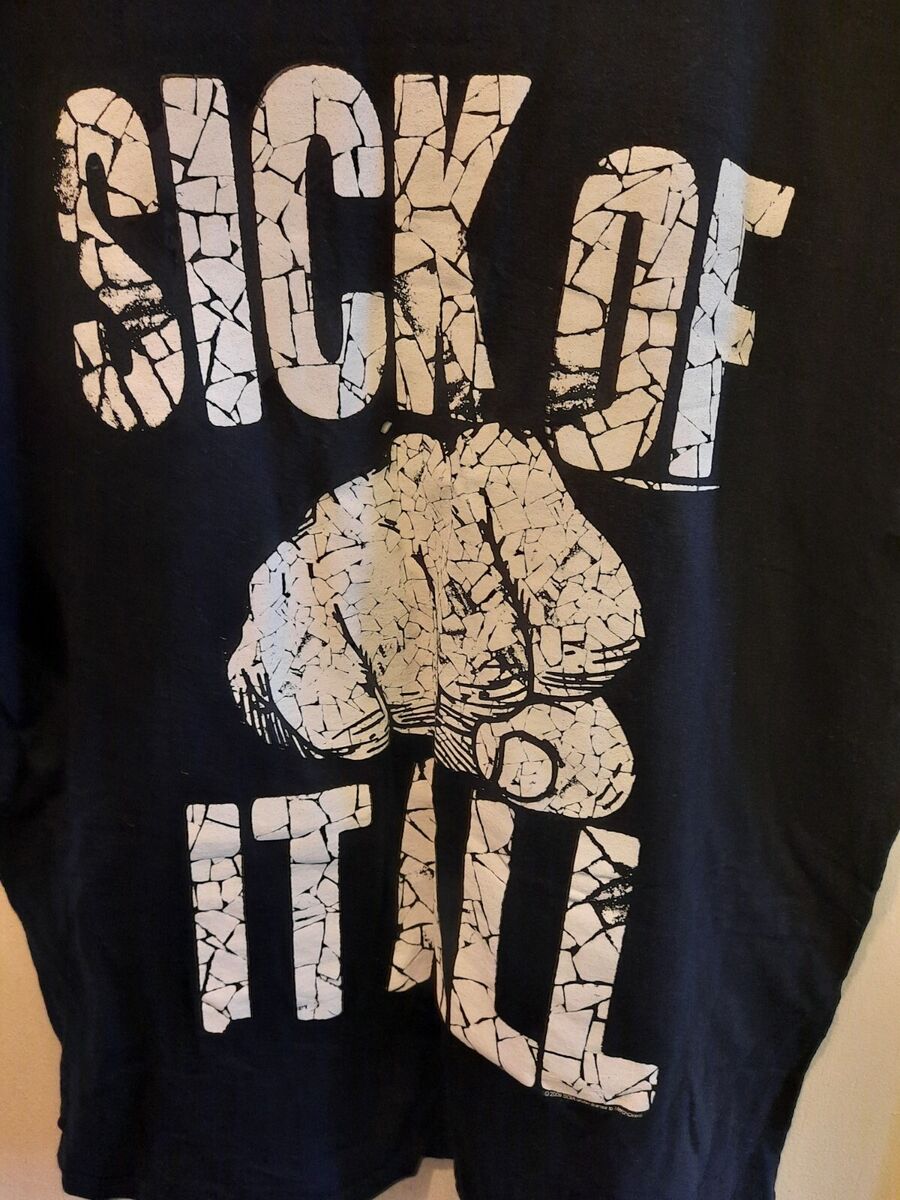 Official Sick Of It All Its Clobbering Time T Shirt L NYHC Official Sick Of It All Its Clobbering Time T Shirt L NYHC