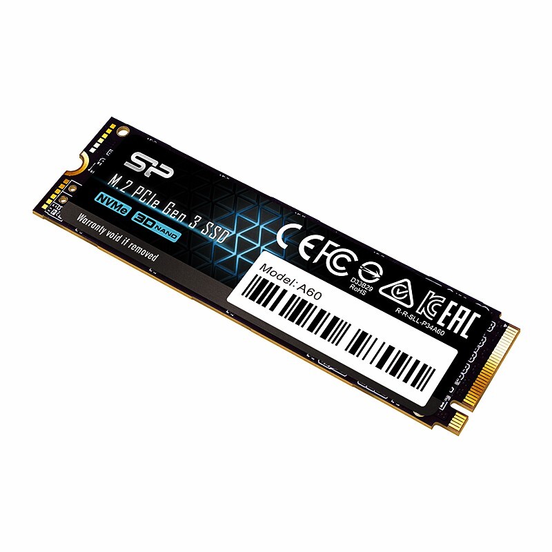 Silicon Power 512GB NVMe M.2 SSD Gen3x4 Up to 2200MB/s Read 1600MB