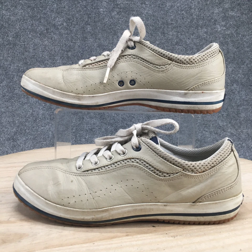 Keds Shoes Womens 8.5 Spirit Sneakers Brown Leather Lace Up Low Top Round Toe - Image 2 of 4