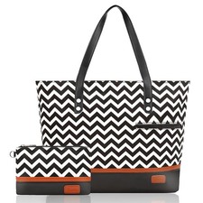 Laptop Tote Bag for Women Large Canvas Womens Briefcase Waterproof Computer B...