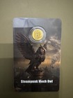 2026 Liberia Steampunk Mech Owl 1/1000 oz Gold Coin in Card — photo 2