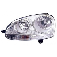 Scheinwerfer Vorne Rechts FüR VW Golf 5 2003-2008 Jetta 2005-2010 Verchromt