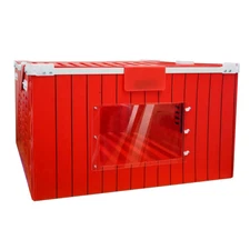 Red Barn Chicken Coop for 1-8 Chicks | 2025 Upgraded Chicken Brooder Box for