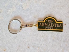 AHMAD TEA LONDON LOGO KEYCHAIN GREAT FOR ANY COLLECTION