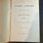 Metropolitan Opera House Grand Opera Libretto Andrea Chenier from 1921 — photo 2
