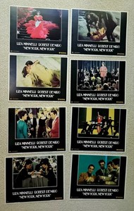 NEW YORK NEW YORK 1977 ORIGINAL LOBBY CARD SET OF 8 cards  DENIRO Minnelli Mint