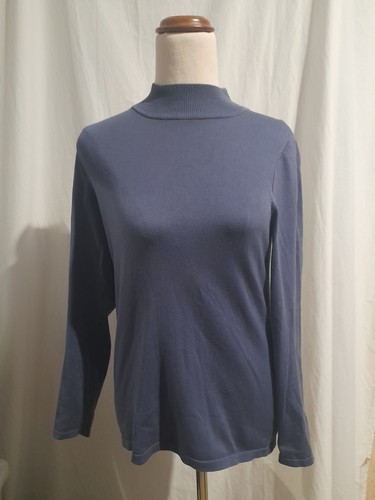 Pendleton Blue Silk Blend Crew Neck Sweater Size XS - Picture 1 of 6