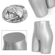 Donna Gonfiabile Modello Manichino Flessibile Modello Display Argento Femminile