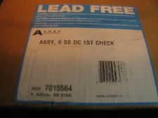 Ames 7015564 6" SS 2000 3000 Double Check First Check Valve