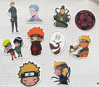Naruto Sticker - 8 unterschiedliche Sticker