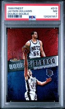 1999 TOPPS FINEST DOUBLE DOUBLE #D13 JAYSON WILLIAMS PSA 7
