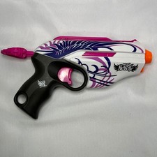 Nerf Rebelle Power Pair Blaster White Pink Purple Wing Graphics 2013 Hasbro