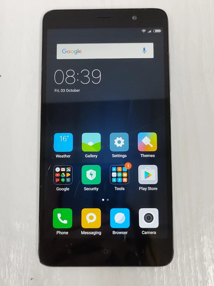 Xiaomi Redmi Note 3 Unlocked 32GB 5.5" 13MP 6.0 Smartphone 2016 - CRACKED SCREEN - Image 2 of 4