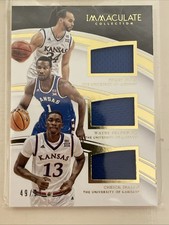 2016-17  Immaculate Collegiate Trios Cheick Diallo, Perry Kansa Jayhawks #/99