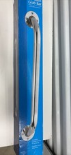 Moen Straight Steel Bath Grab Bar Wall Bar, Non-Slip, Silver, 1 Handrail