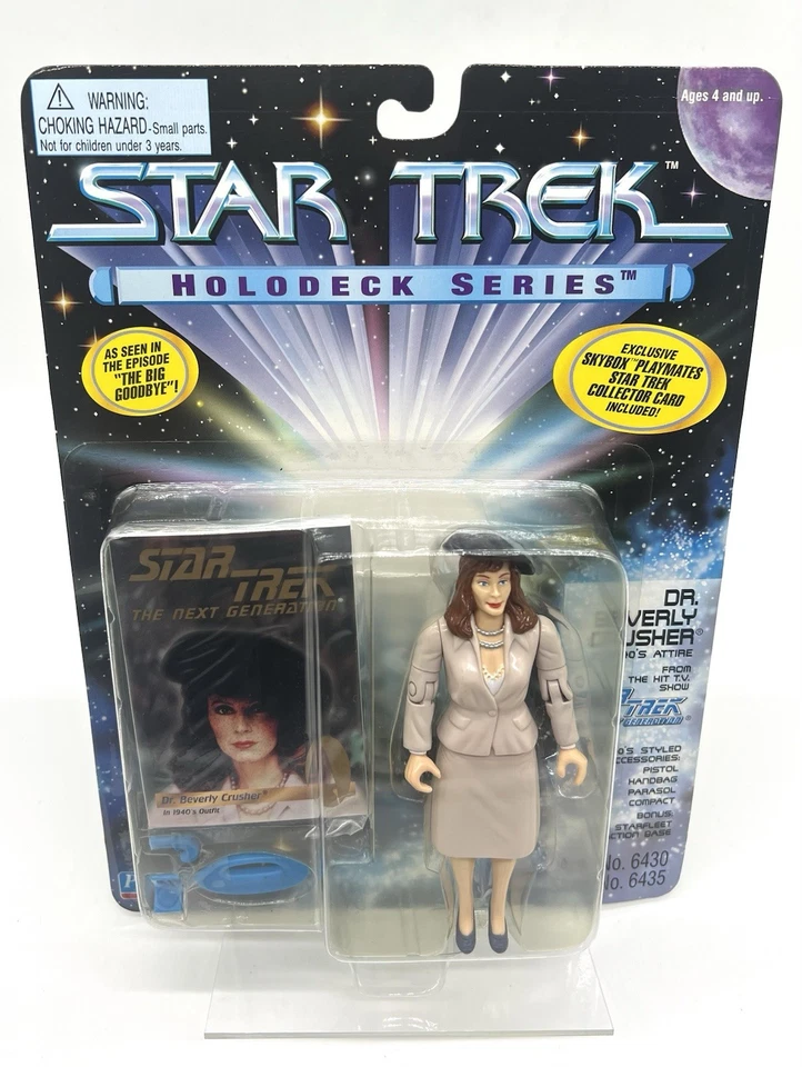 Dr. Beverly Crusher Star Trek Next Generation Holodeck Series w/Protector 1995 - Image 2 of 4