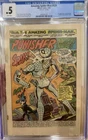THE AMAZING SPIDERMAN 129 CGC GRADED - COVERLESS COMES W/ LOOSE HALF FRONT COVER