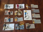 Lot of 11 Vtg 1982-1994 Hasbro 3.75" GI Joe Action Figures Accessories File Card