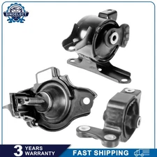 3pcs Engine Motor & Transmission Mount for Honda Fit 1.5L Auto Trans 2007 2008