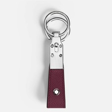 Portachiavi Montblanc sartorial Con passante 199386 Pelle Cassis Key Fob