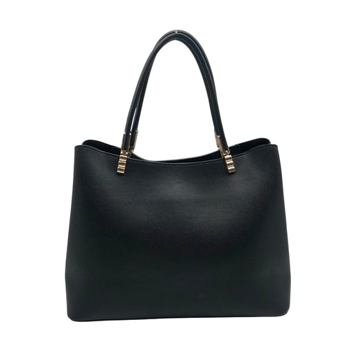 Unbranded Black Faux Leather Satchel Bag