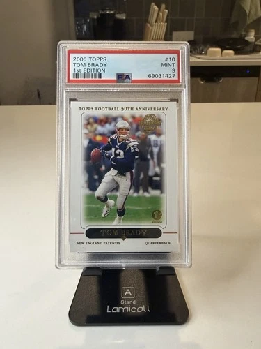 2005 Topps Tom Brady #10 PSA 9