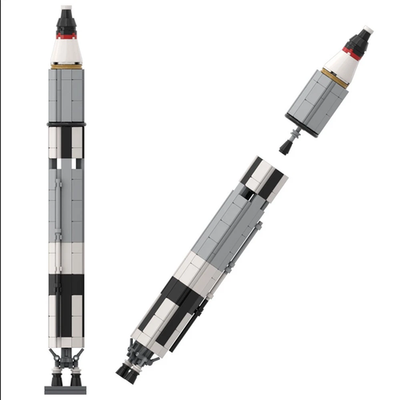 MOC-34453 Gemini Titan Rocket (Saturn V scale) Titan II GLV Model