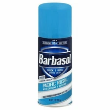 Barbasol Thick & Rich Shaving Cream Pacific Rush with Caffeine & Menthol 7.0 oz