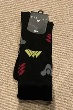 DESTINY 2 Warlock, Titan & Hunter Logo Unisex & Teen CREW SOCKS 