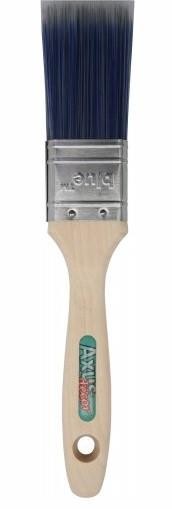 Axus Decor Pro Paint Brush (Blue Color) - 2.5"/64mm - For All Paints, Synthetic Filaments, Beavertail Handles, Rust-Resistant Stainless Steel, Compatible with Brushmate vapour boxes - Image 2