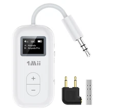 1Mii SafeFly Dual Airplane Bluetooth 5.3 Audio Adapter aptX LL | New OB