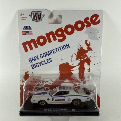 M2 Machines Mongoose BMX Competition Bicycles 1971 Dodge Charger R/T 440 A22