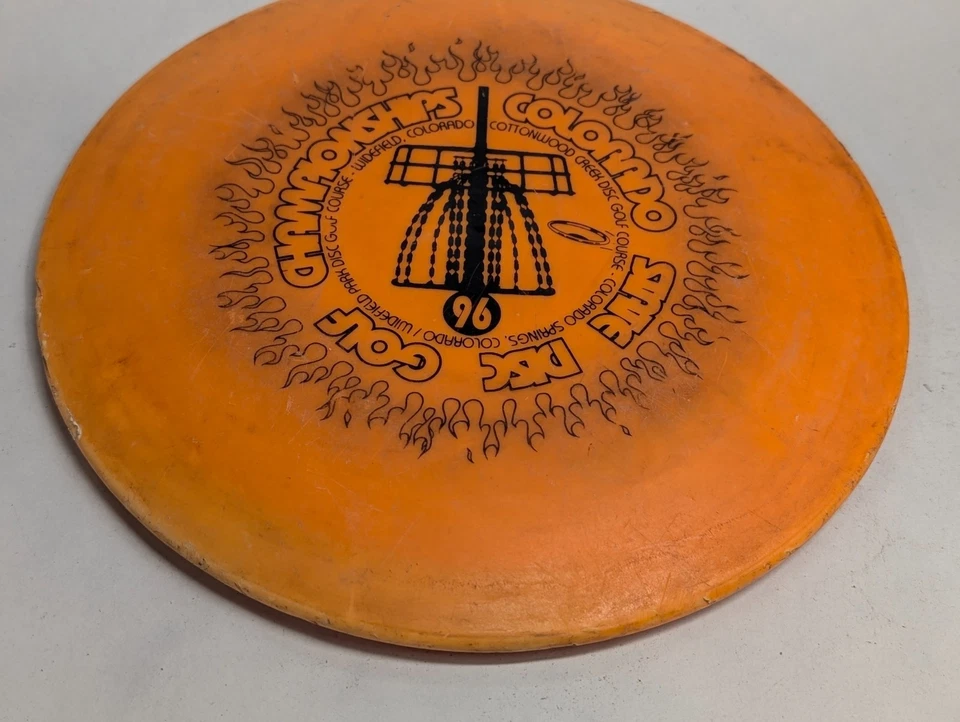 Innova DX Raven Ontario Mold 171g Orange Midrange Disc Golf Driver 1996 Tourney - Image 4 of 4