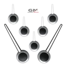 Custom Gauge Cluster Pointer Needle Set for GM 2003 04 05 06 Chrome White Black