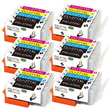 PGI-270 XL CLI-271 XL Ink Lot For Canon PIXMA MG7700 MG6820 MG5721 NO GRAY