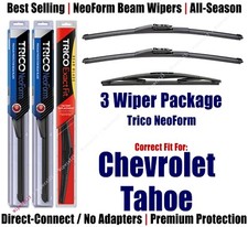 3-Pack Wipers Front & Rear NeoForm - fit 2007 Chevrolet Tahoe - 162213x2/12E