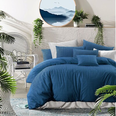 NEW Ultra Soft Quilt Doona Duvet Cover Pillowcase Single/D/Queen/King/SK Bedding