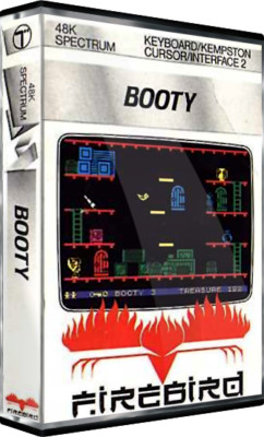 Sinclair ZX Spectrum 48K Game - BOOTY - Firebird - Tested