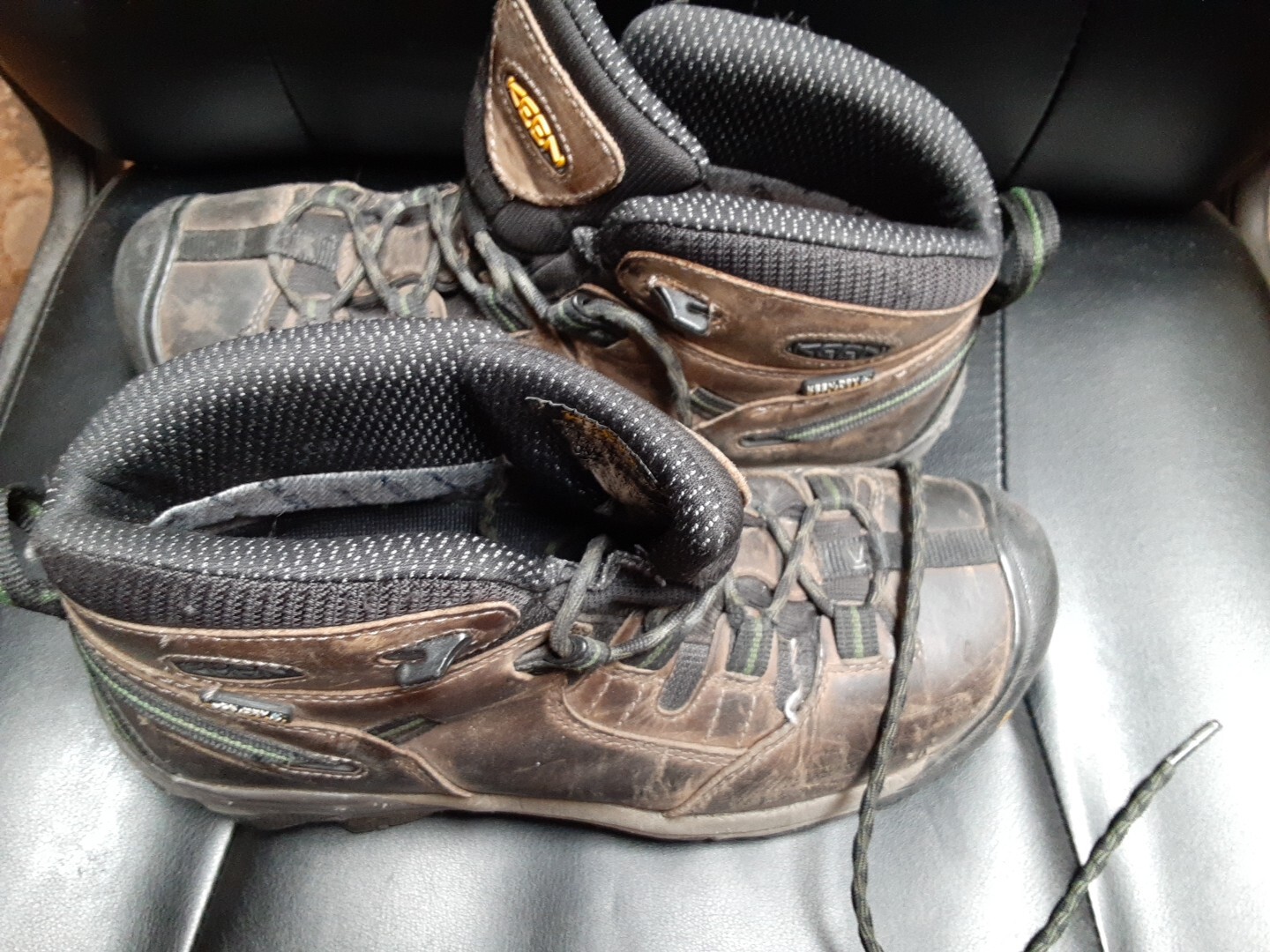 KEEN Utility Scarpe da Trekking da Lavoro con Punta in Acciaio Uomo 8D Nero Marrone ASTM F2413 11