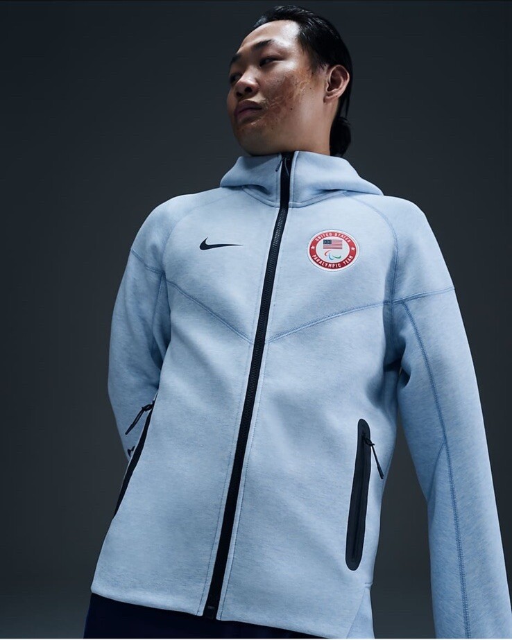 Nike US Olympic Paralympic USA Team USOPC Tech Fleece Windrunner L