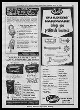 1954 Florida Aluminum Casting Foundry West Palm Beach Mail Box Vintage Print Ad