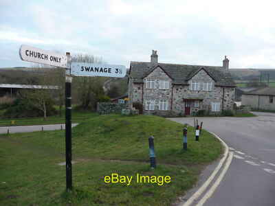 Photo 6x4 Studland : Signpost & Manor Farmhouse A signpost with direction c2010