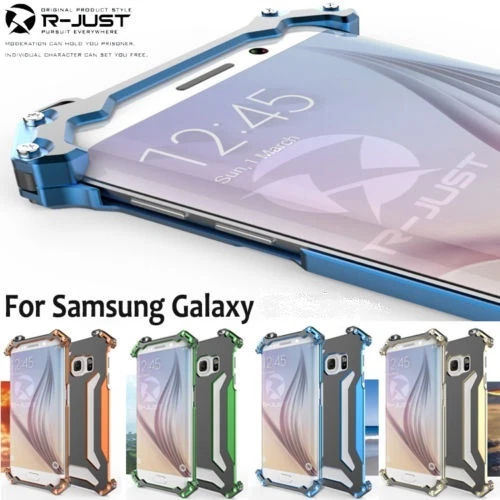 R-Just Full Metal Aluminum Bumper Back Cover Case for Samsung Galaxy Note FE - Image 2 of 4