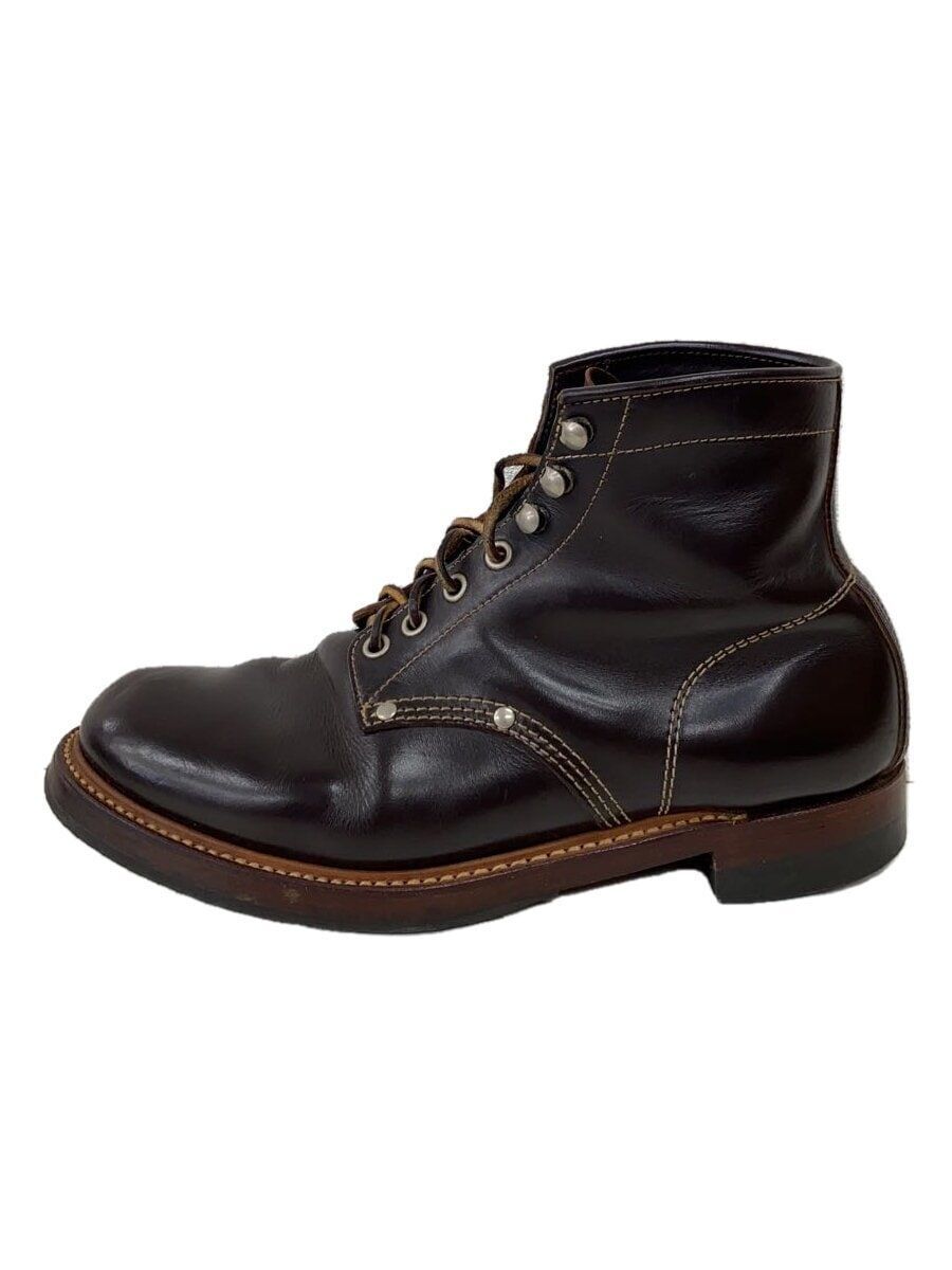 THE REAL McCoy's Lace-up Boots BEAR HEAD US10 Brown Horse