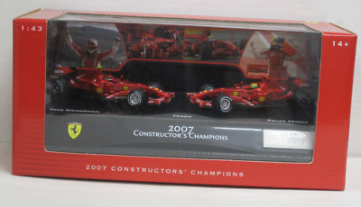 Ferrari F2007 Formel 1 Constructor's Champions 2007 Box Hot Wheels 1:43 limited