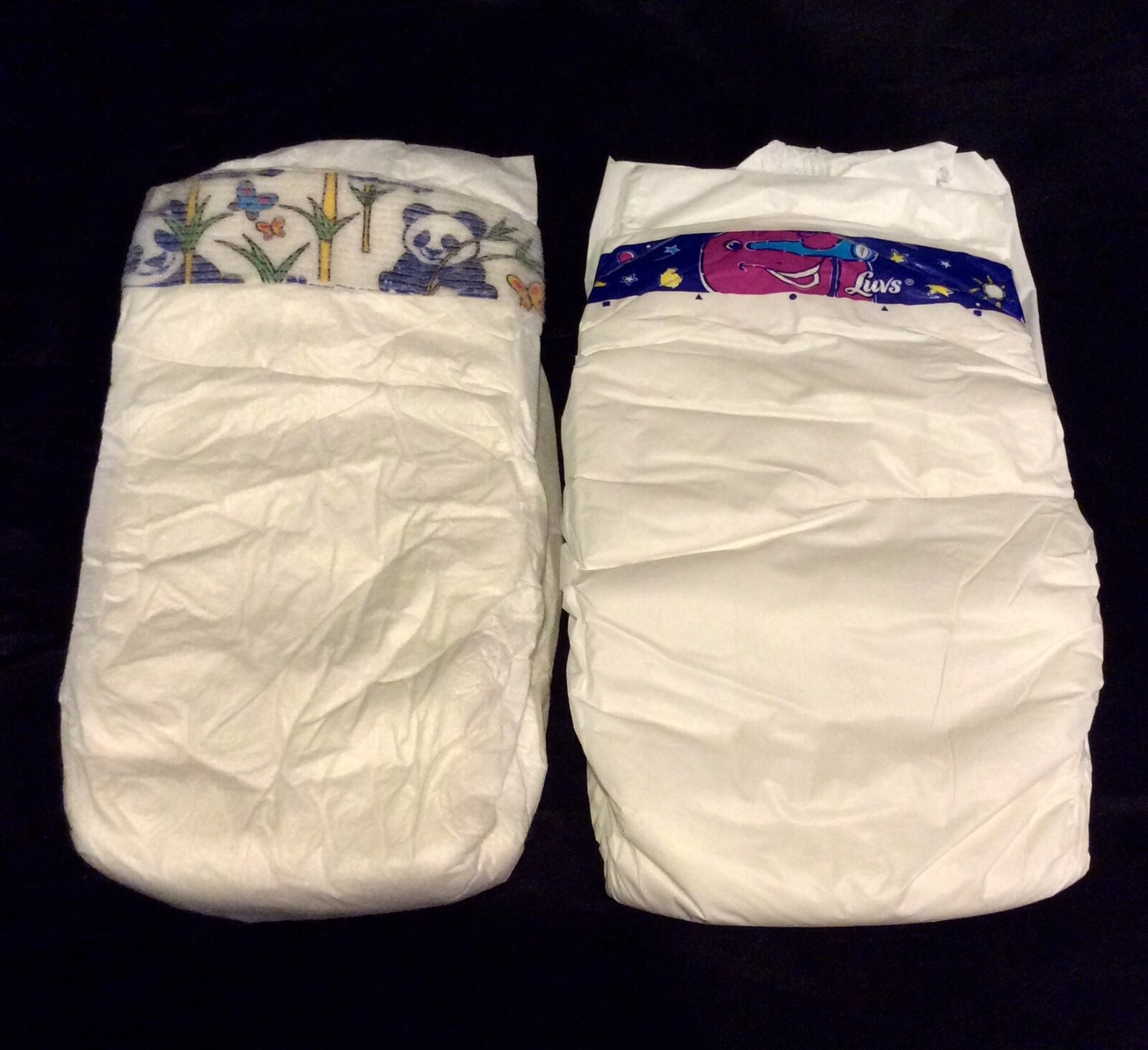 Vintage Baby Lux Diaper Unisex Sz Maxi 918 kg Greece Import ClothLike