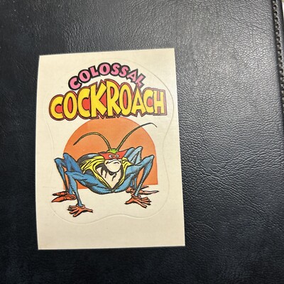 Jb24 The Zero Heroes 1983 General Mills Sticker #21 Colossal Cockroach